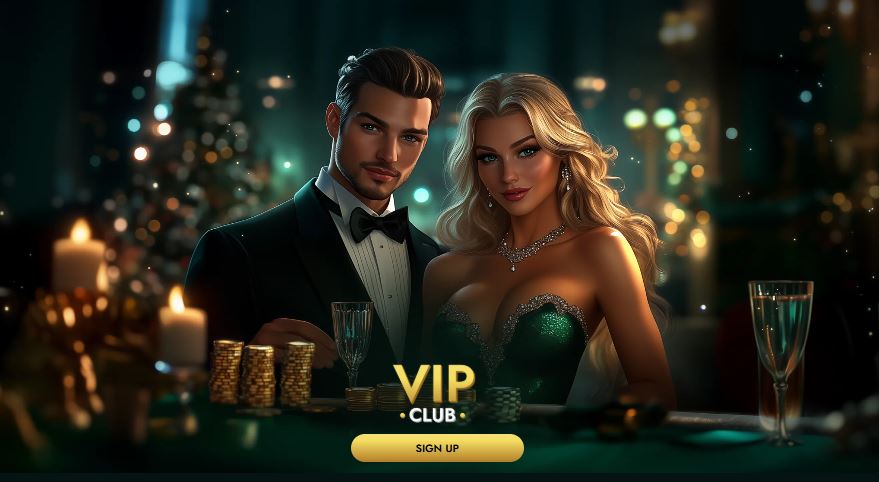 Sign up and join the VIP Club to get exclusive casino privileges